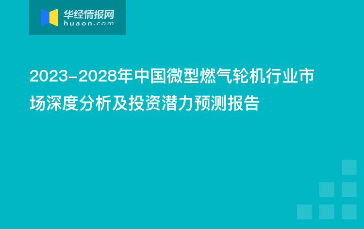 2023-2028年中國微型燃氣輪機行業市場深度分析及投資潛力預測報告